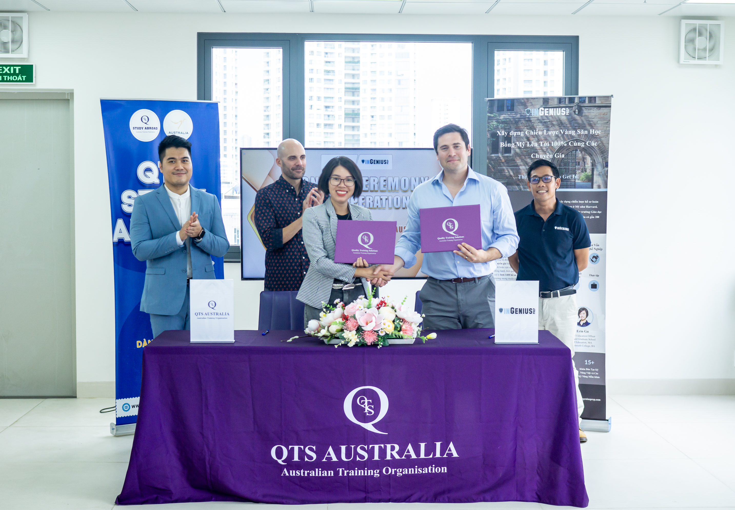 Sự kiện ký kết hợp tác QTS Việt Nam x MSB